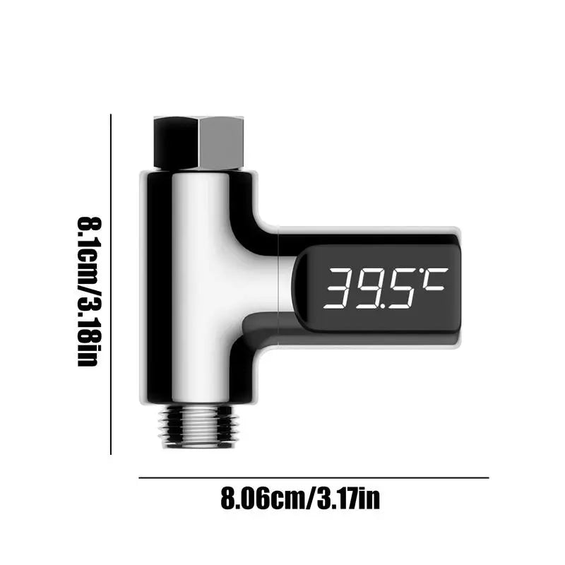LED Display Water Shower Thermometer
