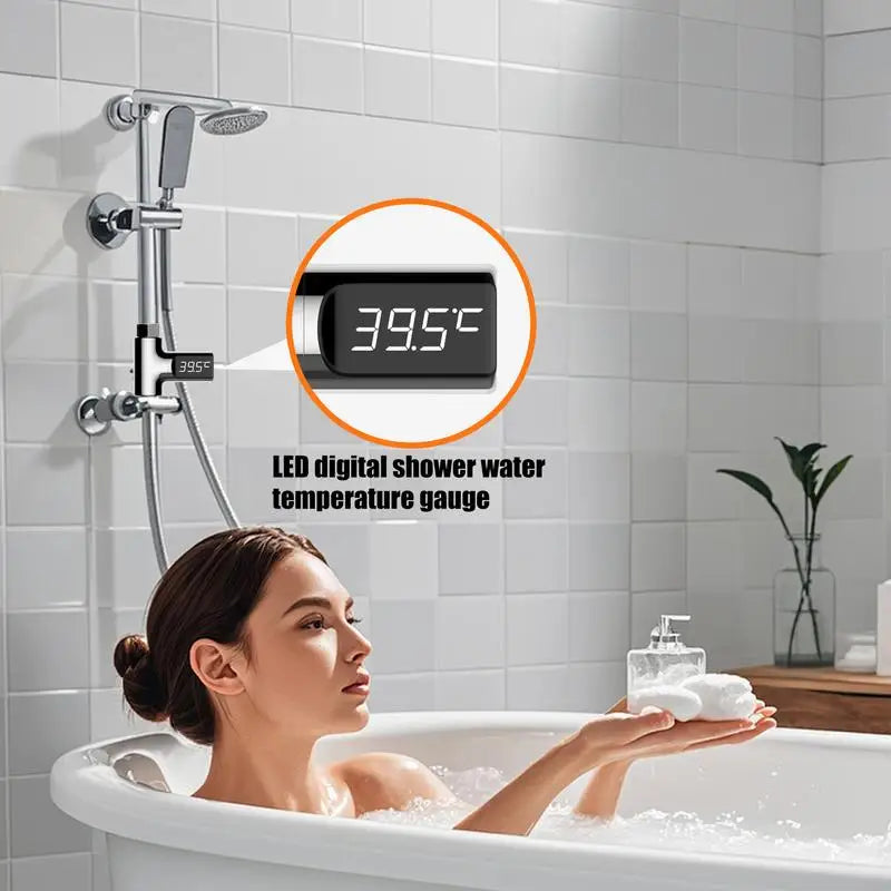 LED Display Water Shower Thermometer