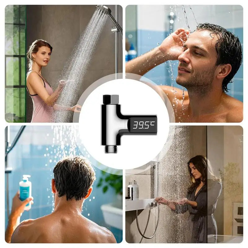 LED Display Water Shower Thermometer